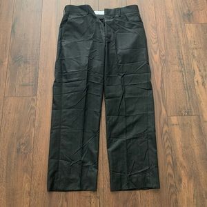 Black with navy blue stripped dress pants 30x30